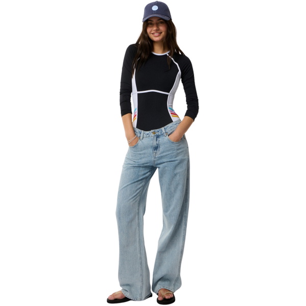2026 Rip Curl Womens Swell Revival Long Sleeve Surfsuit 1ATWRV - Black